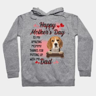 Beagle Happy Mother's Day To My Amazing Mommy Hoodie